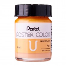 Pentel No.4 Poster Color U 30ml - Jaune Brilliant