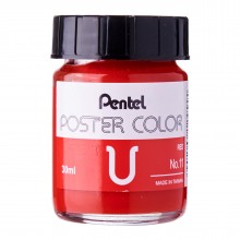 Pentel No.11 Poster Color U 30ml - Red