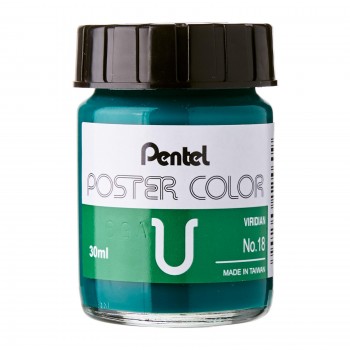 Pentel No.18 Poster Color U 30ml - Viridian