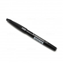 Pentel SES15C-A Touch Brush Gel Pen - Black
