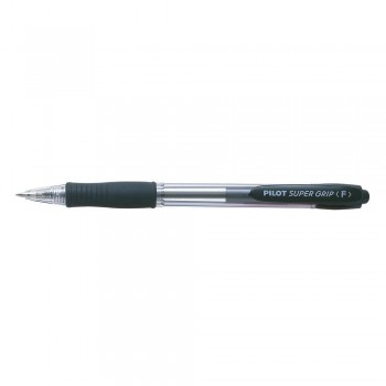 Pilot BPGP-10R-F-B Super Grip Ball Pen 0.7mm - Black