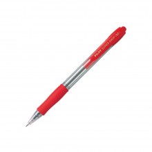 Pilot BPGP-10R-M-R Super Grip Ball Pen 1.0mm - Red