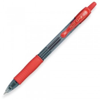 Pilot BL-G2-7-R G2 Gel Ink Pen 0.7mm - Red