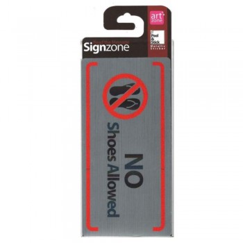 Signzone P&S Metallic - 95190 No Shoes Allowed (R01-63)
