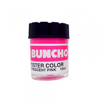 Buncho Poster Color 15CC Fluorescent F16 Pink - 6/Box