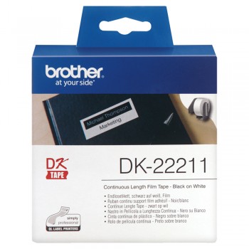 Brother DK22211 Continuous Length Paper Tape - 29mm x 15.24m