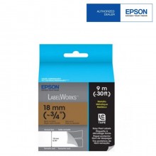 Epson 18mm x 8m Blk on Gold Tape C53S655507 ( Item No: EPS LK-5KBM )