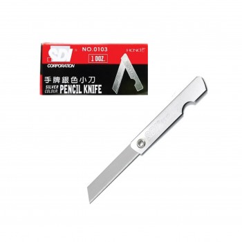 SDI 0103 Silver Pencil Knife (12pcs/box)