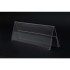 Transparent 2mm Acrylic 2 Side Display Stand A Shape 80mm (H) x 180mm(W) x 45mm (D)