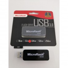 Microflash USB 3.0 Flash Drive 64GB