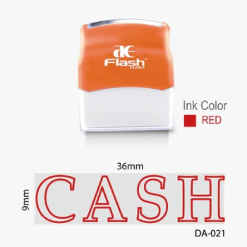 AE Flash DA-021 Self-Inking Stock Stamp - CASH