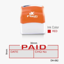 AE Flash Stamp - Paid, Date, CHQ No