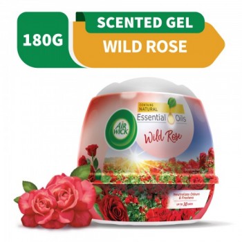 Air Wick Air Freshener Scented Gel Cone Wild Rose 180G