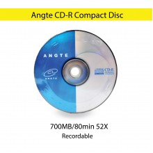 Angte CD-R Compact Disc Recordable 700MB/80min 52X (1pcs)