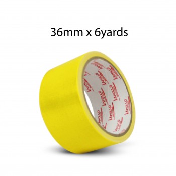 Apollo Premium Cloth Tape 36mm x 6yards Yellow