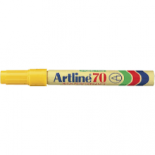Artline EK-70 Refillable Permanent Marker 1.5mm - Yellow