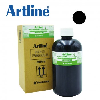 Artline ESK20 Permanent Marker Refill Ink 500ML - Black