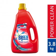 Breeze Power Clean Liquid Detergent 3.8kg