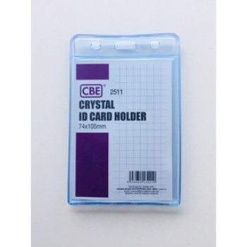 CBE 2511 Crystal ID Card Holder Portrait 105mm x 74mm
