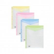 CBE 100A PP Document Holder with 11 Holes and Velcro Button