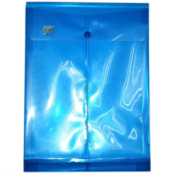CBE 114A A4 Document Holder Potrait Button - Blue