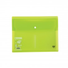 CBE 4405 A4 8 Pockets Expanding File Horizontal Button - Green