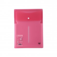 CBE 4406 A4 8 Pockets Expanding File Portrait Button - Pink