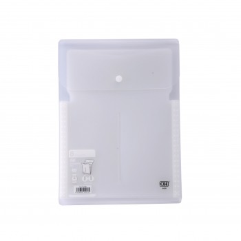 CBE 4406 A4 8 Pockets Expanding File Portrait Button - White