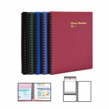 CBE A4 Refillable PP Clear Book 23 Holes (86020/86030)