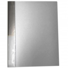 CBE MP100 A4 100 Pockets Metalic Pearl Clear Holder - Grey