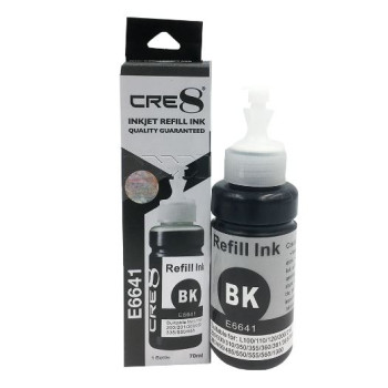 CRE8 Compatible Epson Refill Bottle Ink - Black
