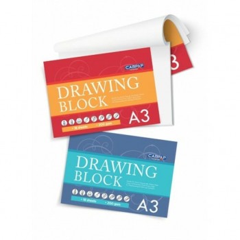 Campap CA3646 Drawing Art Block A3 size 200gsm (18sheets)