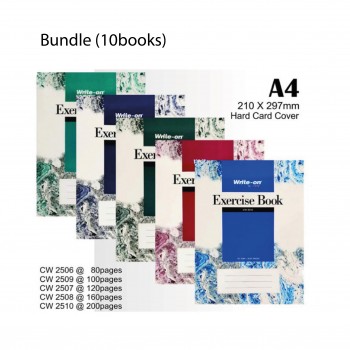 Campap Write-ON Exercise Book (Bundle) A4 Size