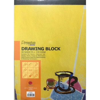 Campap CA3610 Drawing Block A4size 135gsm 20s‘