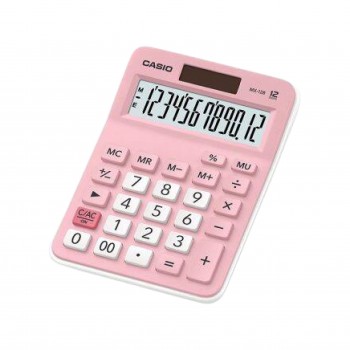 Casio MX12B 12-Digit Calculator - Pink