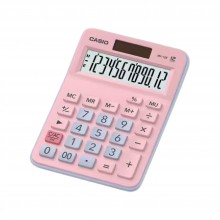 Casio MX12B 12-Digit Calculator - Pink Blue