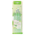 Flat Nylon Artist Brush Set - Green (6pcs/pkt)