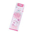 Flat Nylon Artist Brush Set - Pink (6pcs/pkt)