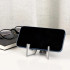 Grey Portable Mobile Phone Holder with Key Ring 