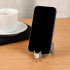 Grey Portable Mobile Phone Holder with Key Ring 