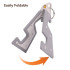 Grey Portable Mobile Phone Holder with Key Ring 