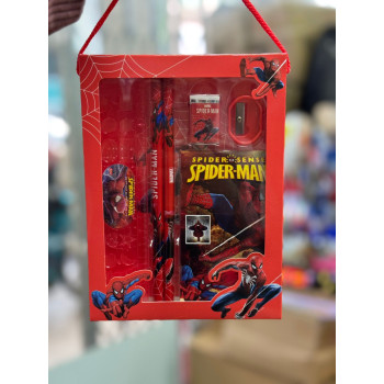RM3 Kids Stationery Set (Pencil 2pcs,Eraser,Ruler,Sharpener, Notebook) - SpiderMan