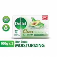 Dettol Bar Soap 100G Onzen Moisturizing x 3
