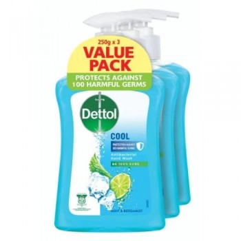 Dettol Liquid Hand Wash Cool Value Pack (3x250ml)