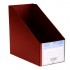 East-File 412-6 PVC Magazine Box File 6in - Red