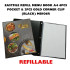 East-File MB106R A4 Refillable Menu Book With 6pockets & 2pcs Gold Corner Clips