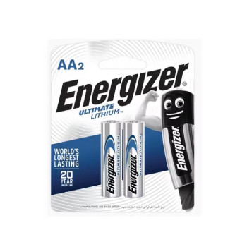 Energizer L91BP2 Ultimate Lithium AA Battery (2pcs/pkt)