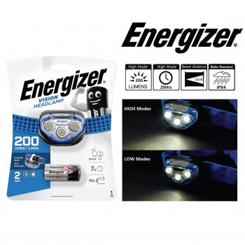 Energizer 200L 2 Modes Led Vision HD Headlamp (HDA323)