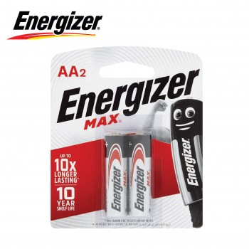 Energizer MAX AA Alkaline Batteries - 2psc pack