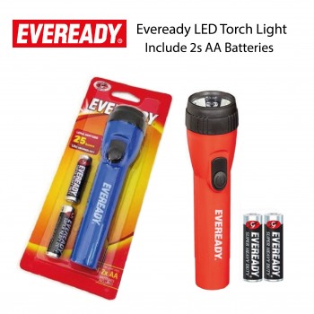 Eveready LED Torch Light with 2s AA Batteries (LC1L2AWB)